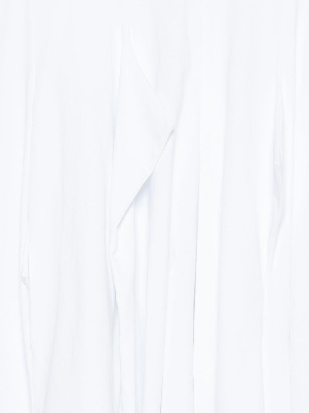 Top asimmetrica drappeggiata in bianco Comme des garcons - donna 