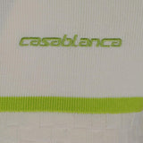 Polo a righe con zip in bianco Casablanca - donna 