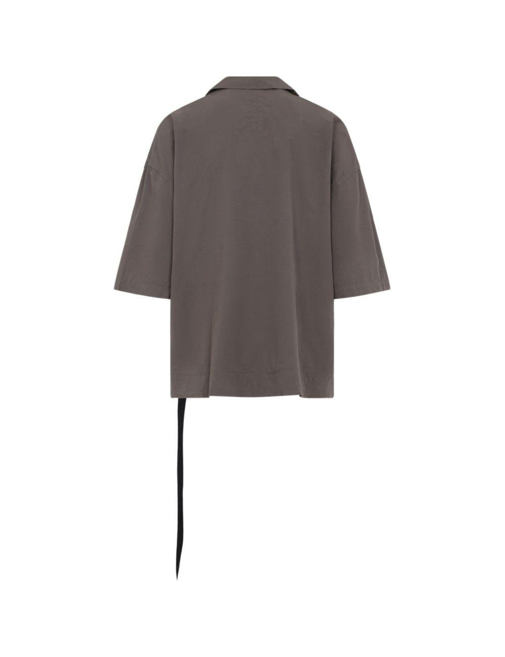 Camicia con tasche in grigio Rick owens drkshdw - uomo 