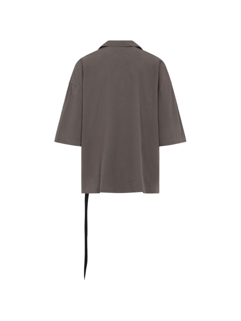 Camicia con tasche in grigio Rick owens drkshdw - uomo 