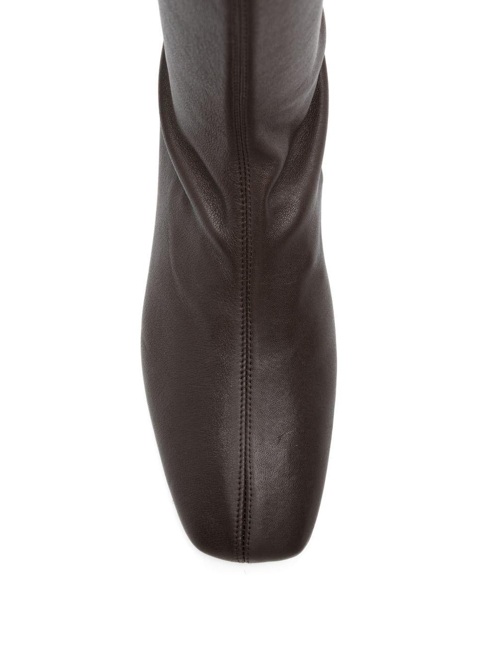 Stivali alti al ginocchio in nappa in nero Toteme - donna 