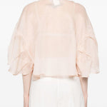 Blusa con ruches in beige Maxmara - donna 