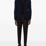 Blazer con applicazione in blu Eleventy - uomo 