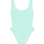 Costume intero square in azzurro hunza g - donna 