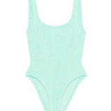 Costume intero square in azzurro hunza g - donna 