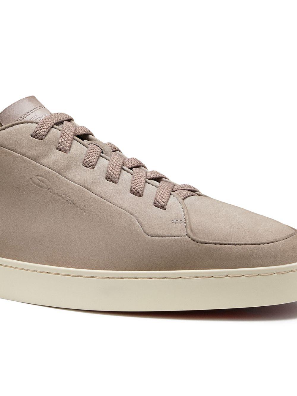 Sneakers con lacci in beige Santoni - uomo 