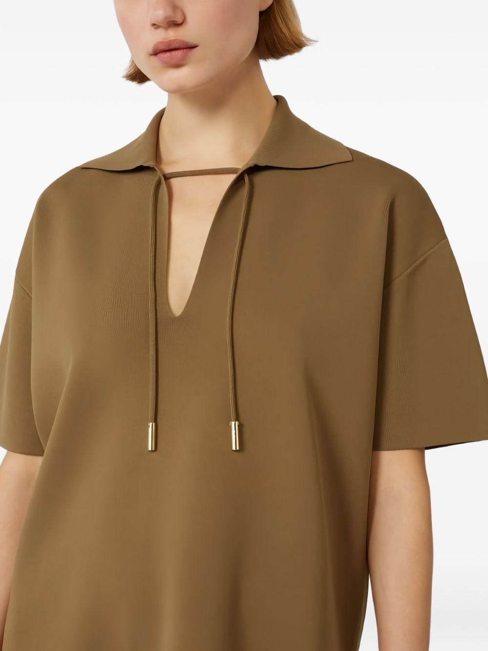Top con colletto poltava in marrone Maxmara - donna 