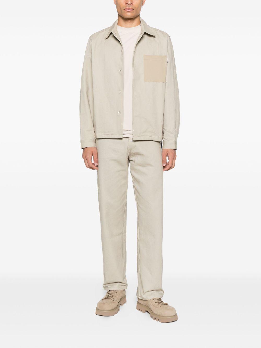 Jeans con tsche in beige Carrer - uomo 