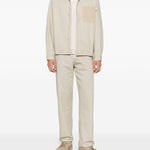 Jeans con tsche in beige Carrer - uomo 