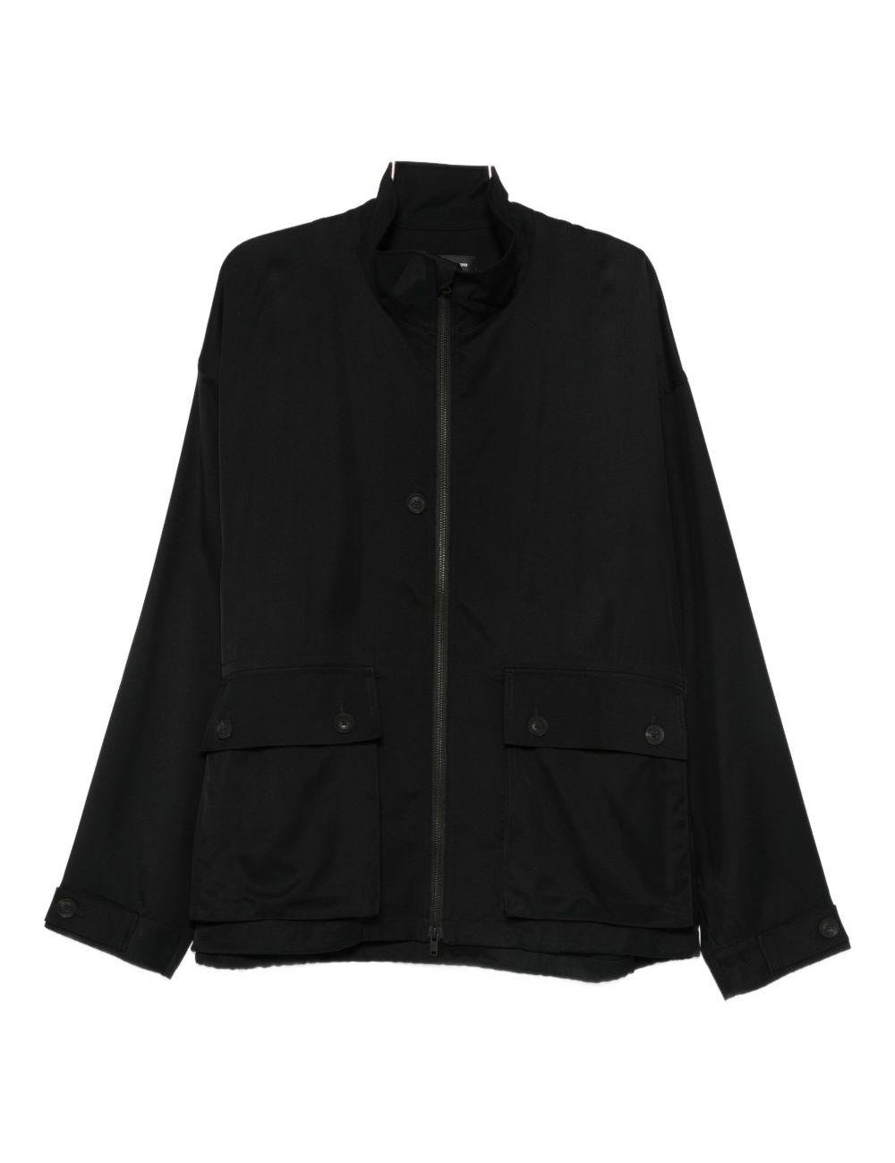 Giacca con zip in nero Y-3 - uomo 