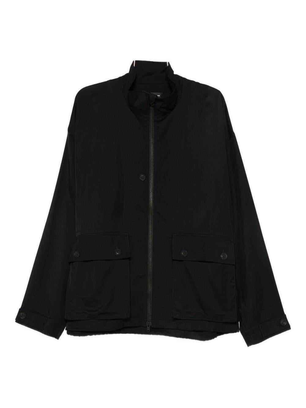 Giacca con zip in nero Y-3 - uomo 