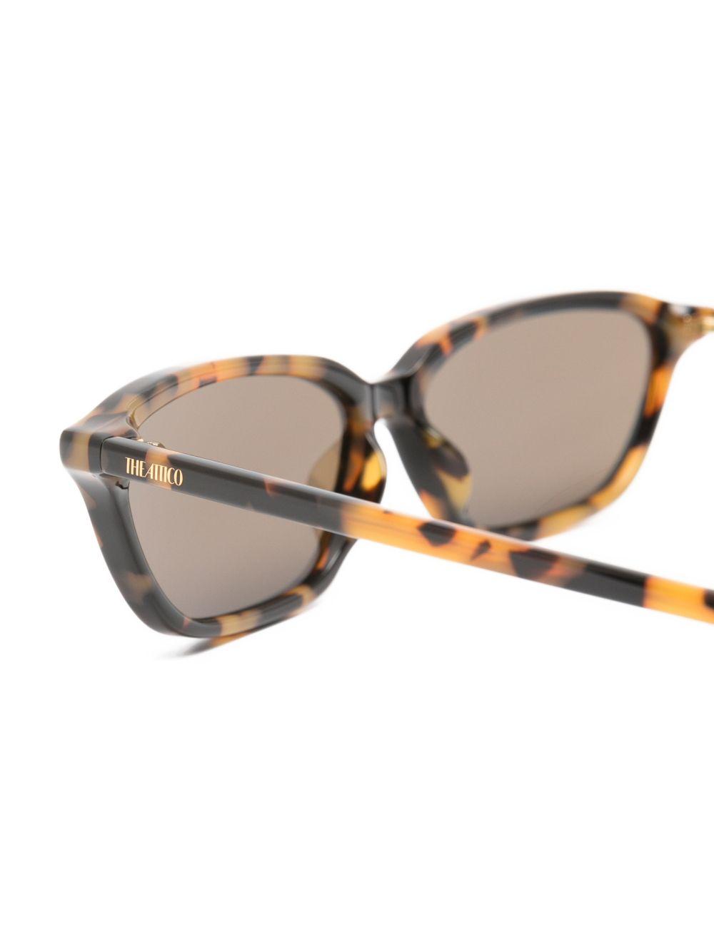 Occhiali da sole Linda Farrow Libby in marrone The attico x linda farrow - donna 