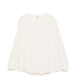 Blusa con scollo a V in bianco Toteme - donna 