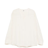 Blusa con scollo a V in bianco Toteme - donna 
