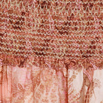 Gonna midi con stampa paisley in rosso Zimmermann - donna 