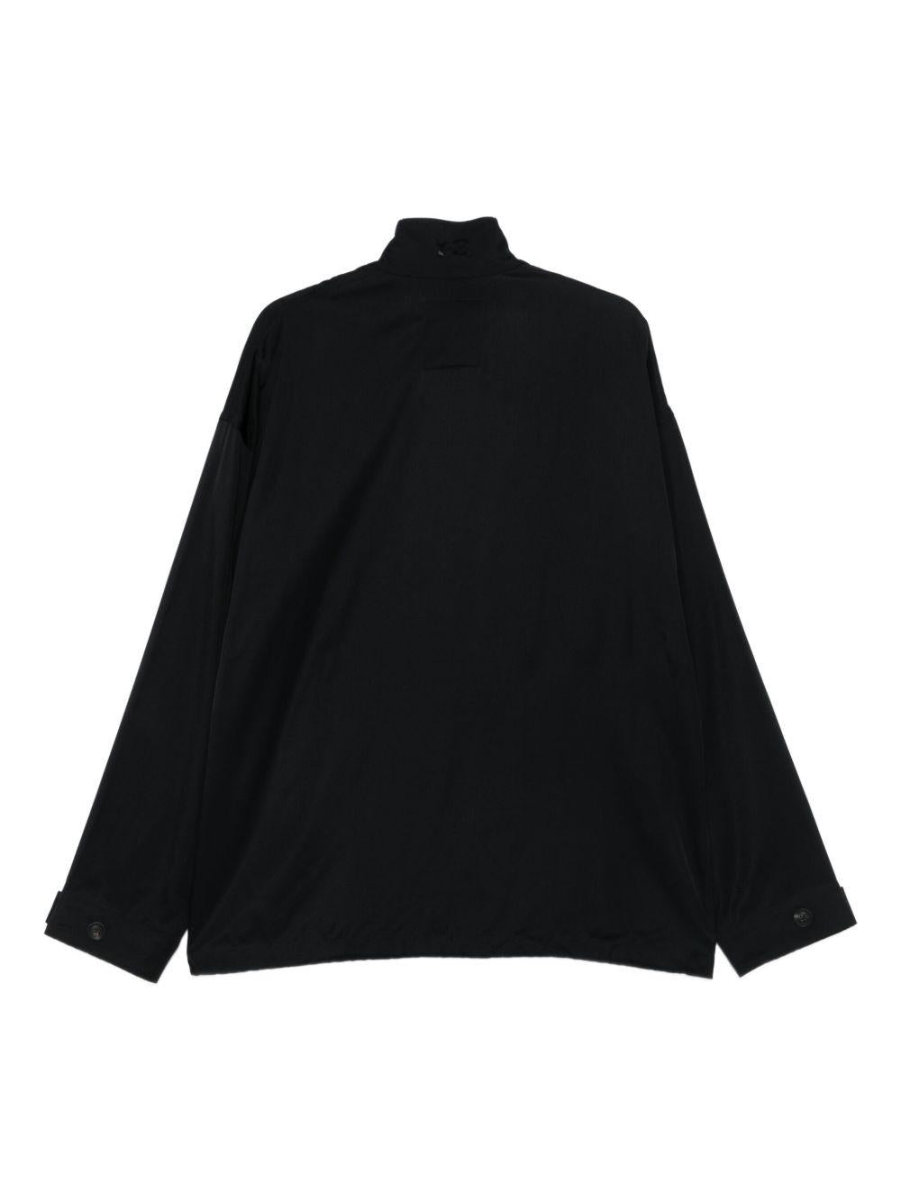 Giacca con zip in nero Y-3 - uomo 