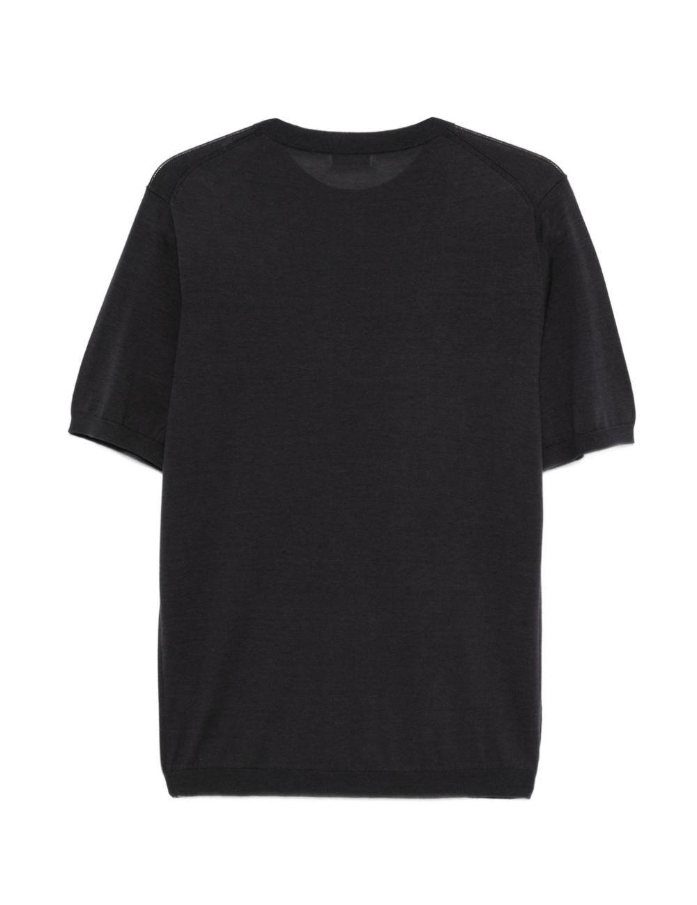 T-shirt a maniche corte in marrone Kangra - uomo 