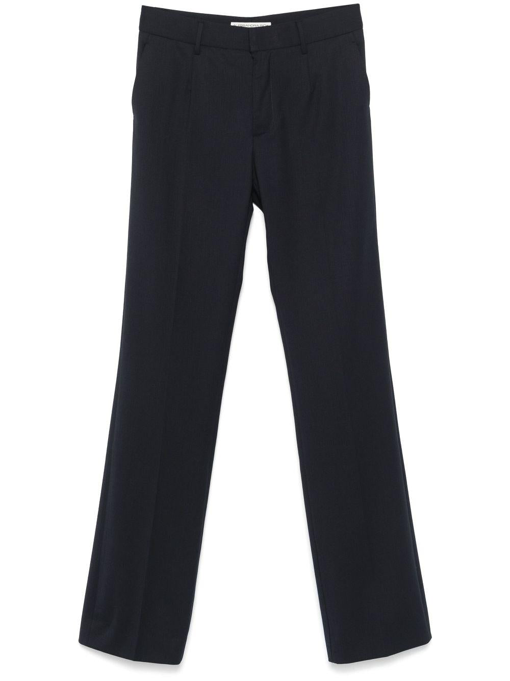 Pantaloni a gamba dritta in blu Alessandra rich - donna 