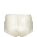 Shorts satinati con pizzo in beige Magda butrym - donna 