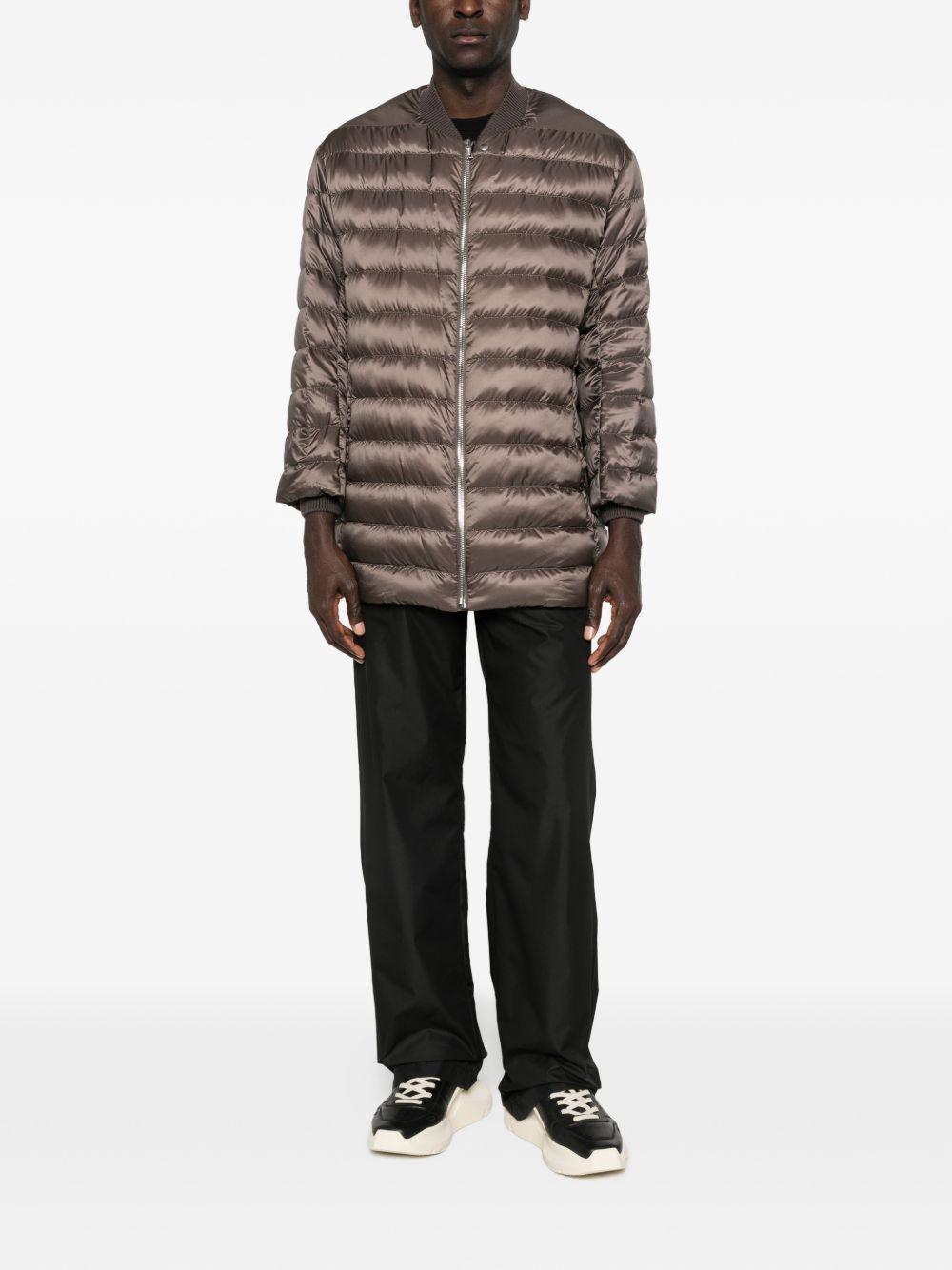 Parka trapuntata flight in marrone Rick Owens x Moncler - unisex<BR/> 