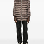 Parka trapuntata flight in marrone Rick Owens x Moncler - unisex<BR/> 