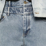 Jeans con effetto schiarito in blu Feng chen wang - uomo 