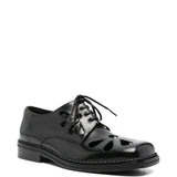 Derby con lacci in nero Simone rocha - uomo 