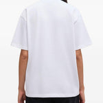 T-shirt con grafica in bianco Ganni - donna 