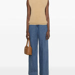 Jeans a gamba ampia in indaco Rick Owens - uomo 
