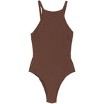 Costume da bagno con dettagli applicati in marrone Blazé milano - donna 