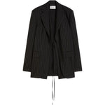 Giacca a righe divina in nero Maxmara sportmax - donna 