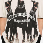 T-shirt Thoroughbred in bianco Represent - uomo 