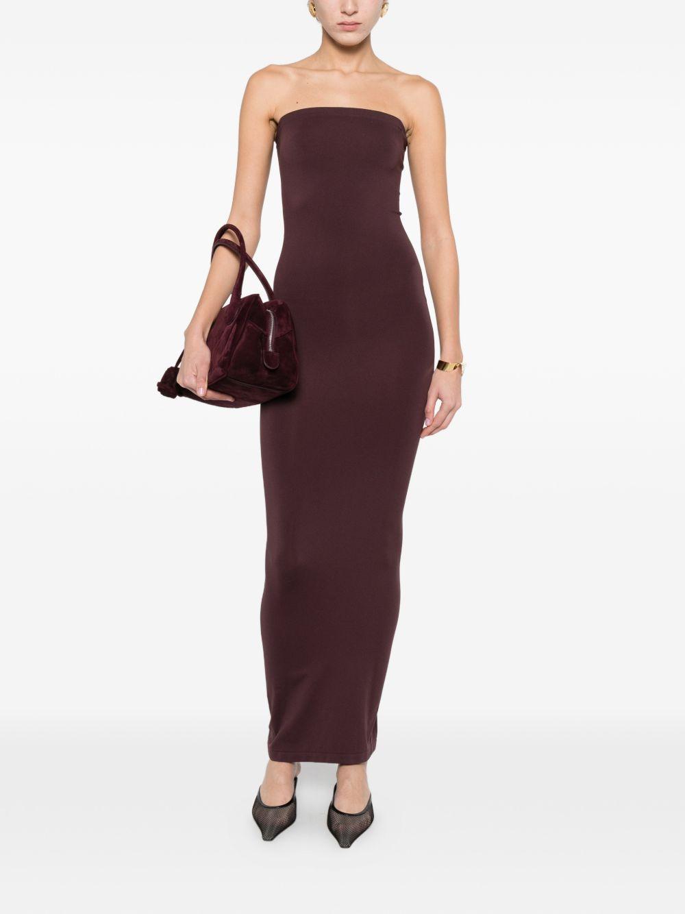 Abito lungo in viola scuro Wolford - donna 