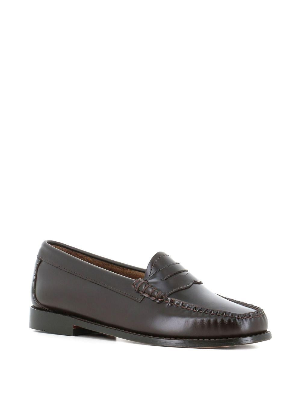 Mocassini in pelle in marrone Gh bass - donna 