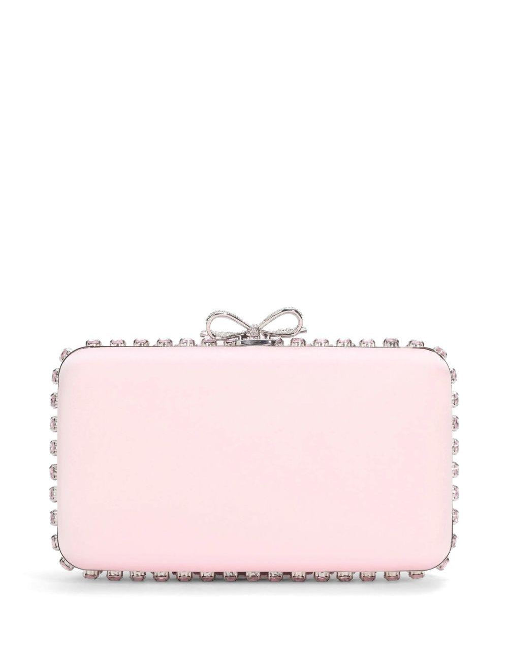 Clutch con decorazione in rosa Self-Portrait - donna 