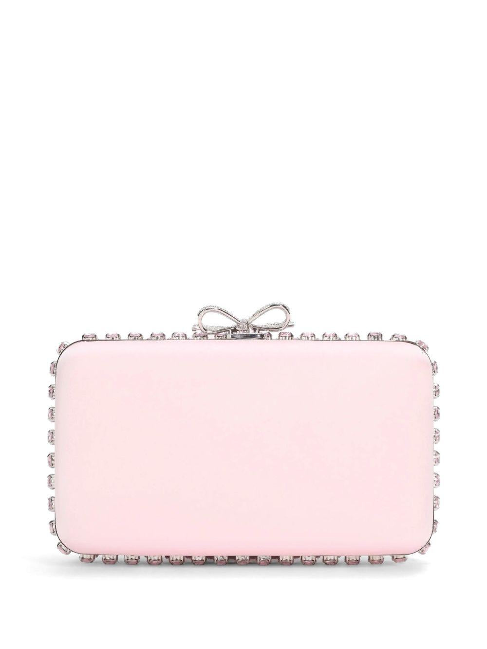 Clutch con decorazione in rosa Self-Portrait - donna 