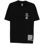 T-shirt a maniche corte in nero Yohji yamamoto - uomo 