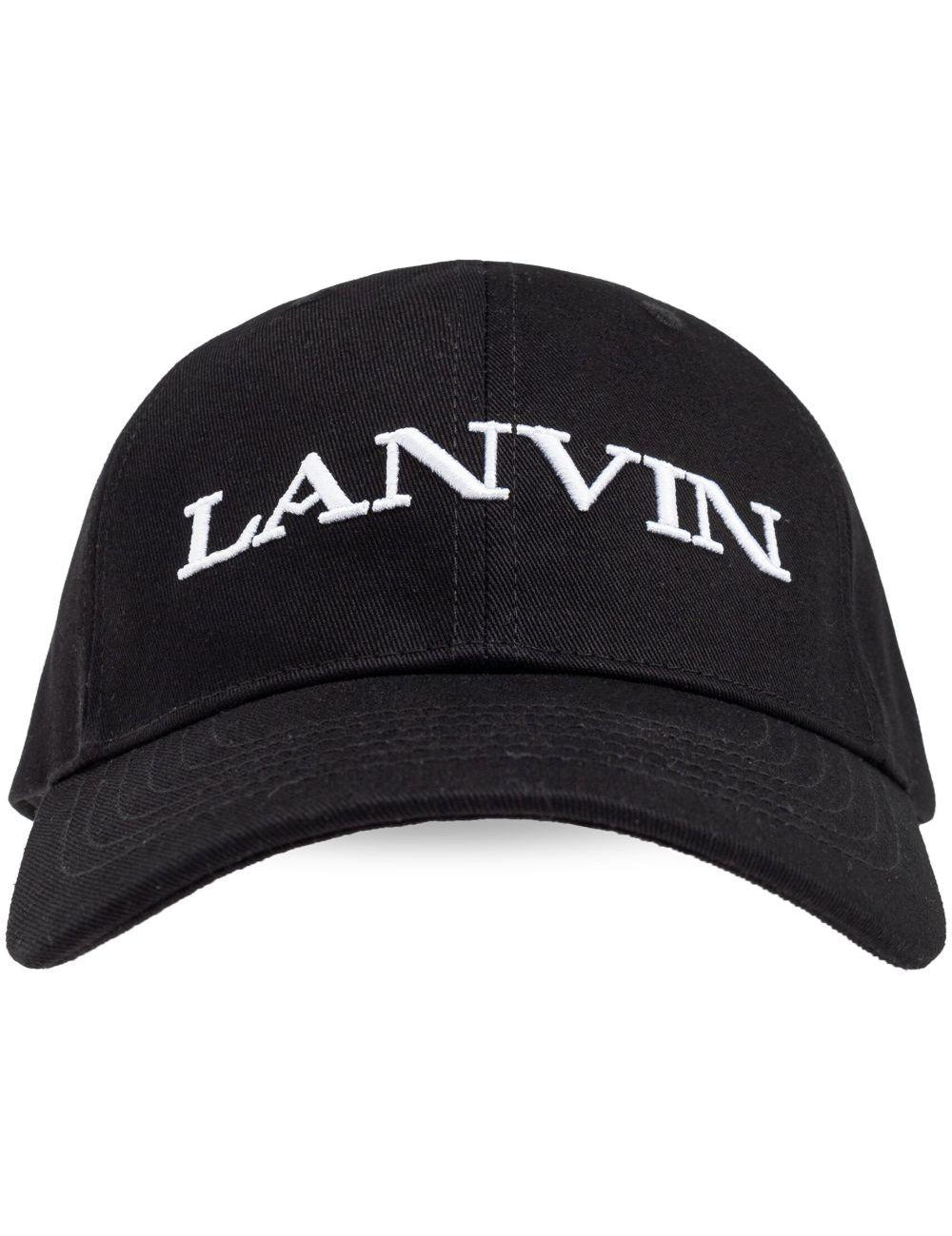 Cappello da baseball con logo in nero Lanvin - unisex 