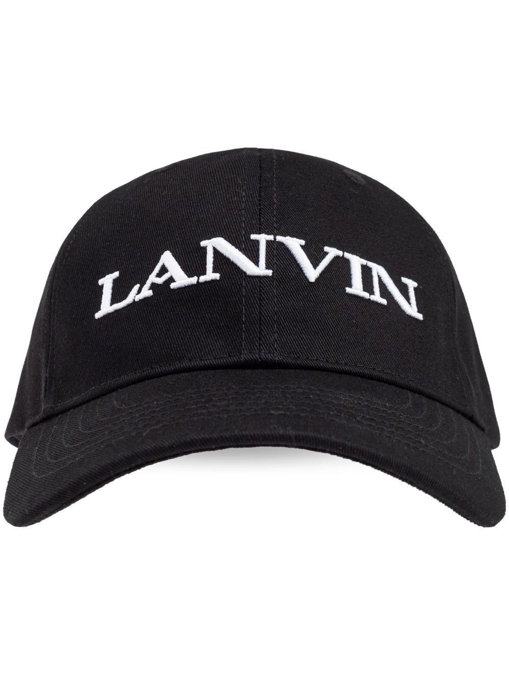 Cappello da baseball con logo in nero Lanvin - unisex 
