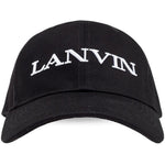 Cappello da baseball con logo in nero Lanvin - unisex 