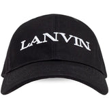 Cappello da baseball con logo in nero Lanvin - unisex 