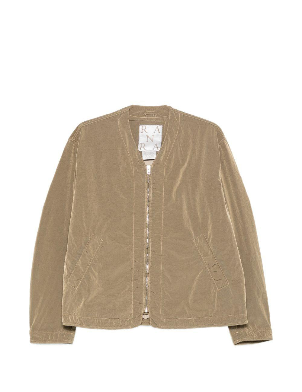 Giacca con scollo a V in marrone Ranra - uomo 