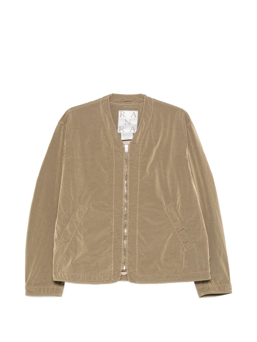 Giacca con scollo a V in marrone Ranra - uomo 
