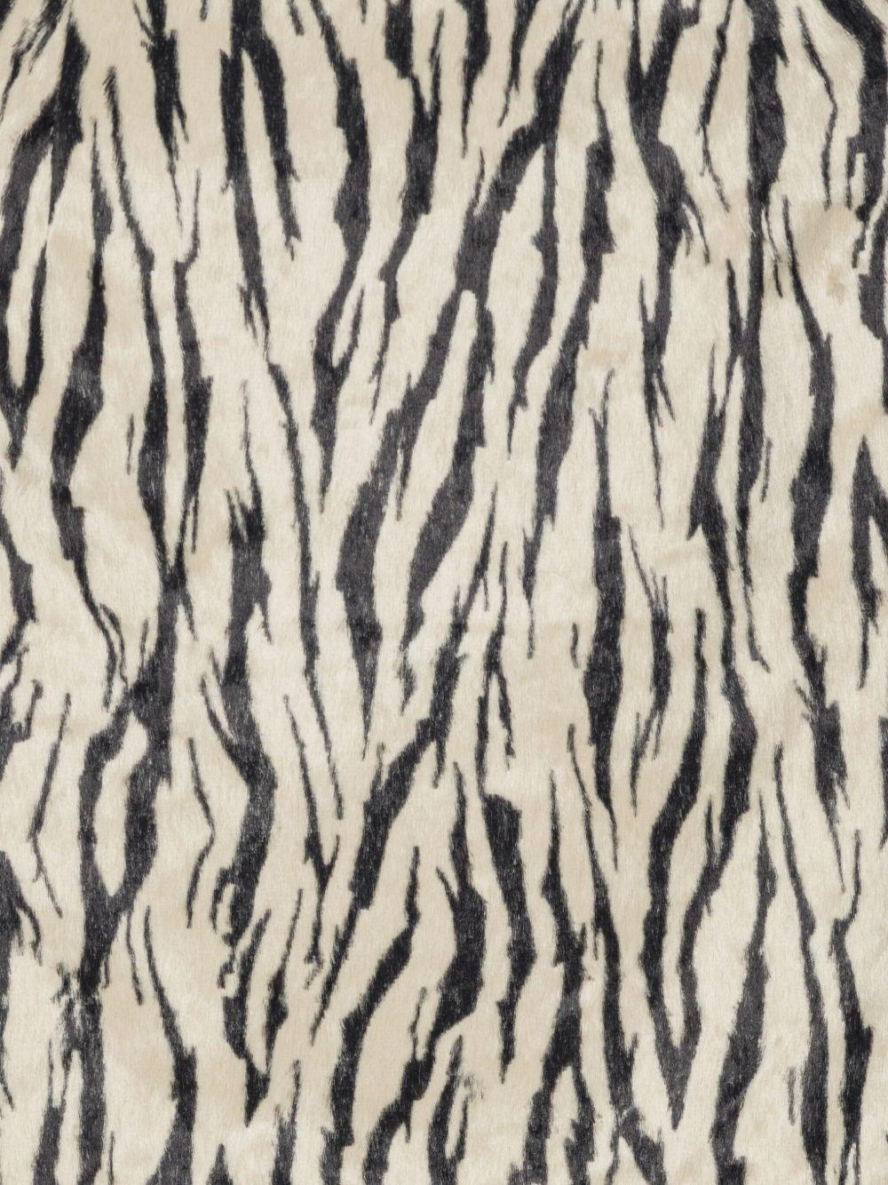 Gonna con stampa zebrata in bianco e nero Rotate - donna 