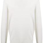Maglione a girocollo in bianco Brunello cucinelli - uomo 