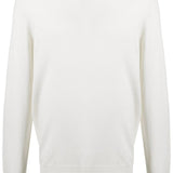 Maglione a girocollo in bianco Brunello cucinelli - uomo 