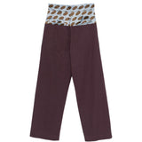 Pantaloni a gamba larga bicolore a pois Pablo in viola Dries van noten - uomo 