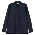 Camicia Nerano con taschino in blu Kiton - uomo 