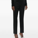 Pantaloni con cristalli in nero The Attico - donna 