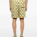 Shorts con coulisse in bianco Laneus - uomo 